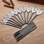 HCS Сталь машина на плоской деревянной подошве сверло набор метрических 6 мм-40 мм отверстия резак деревообрабатывающее обрезающее расточной инструмент для бурения по 14 