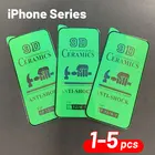 Мягкая Керамическая пленка с полным покрытием для IPhone 11, 12 Pro Max, защита экрана от царапин для IPhone SE, 6S, 7, 8 Plus, XR, XS Max, 1-5 шт.