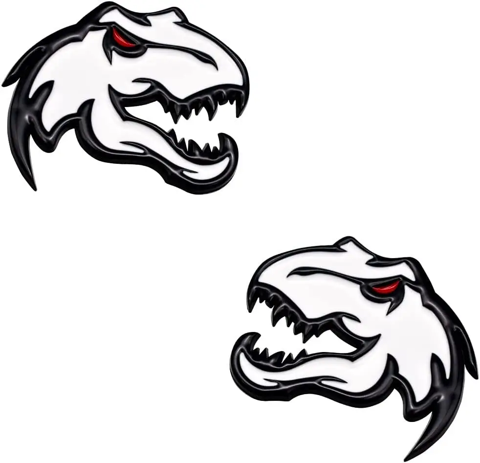 

Пара эмблем динозавра, подходящих для Dodge RAM TRX 1500 2500 3500 Charger Challenger