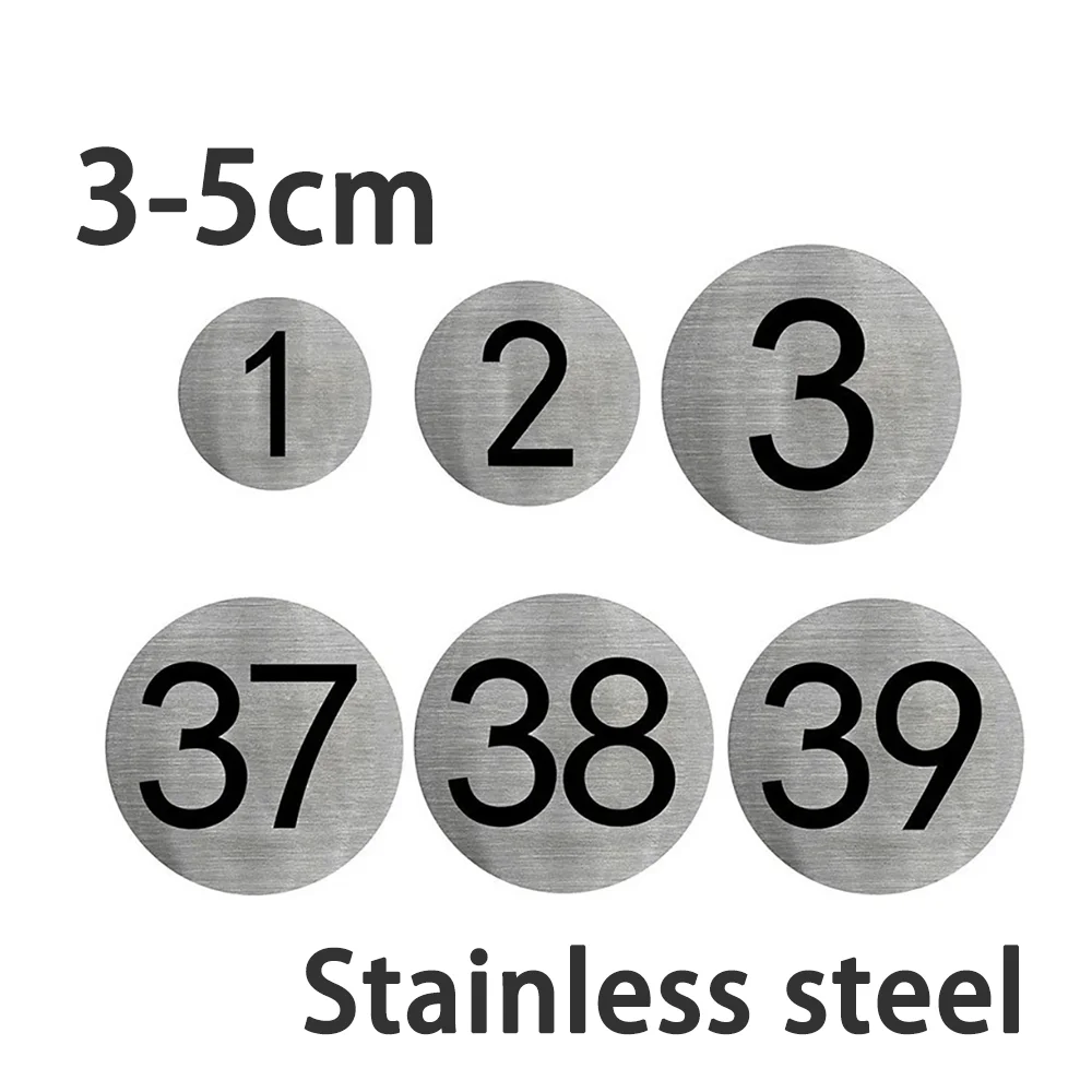 

Номер дома из нержавеющей стали, самоклеящиеся номера, адресные вывески, буквы, номер почтового ящика, цифровая металлическая бирка, номер шкафа для хранения