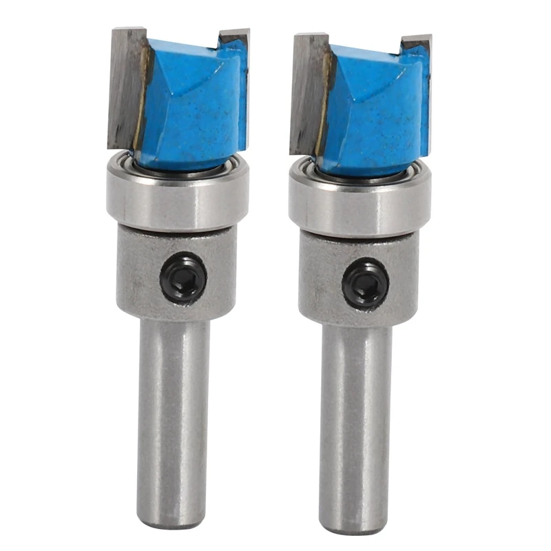 

New 2X 1/4 Mortise / Template Trim Router Bit Milling Cutter Shank 1/2 X 2/5 X 1-3/4