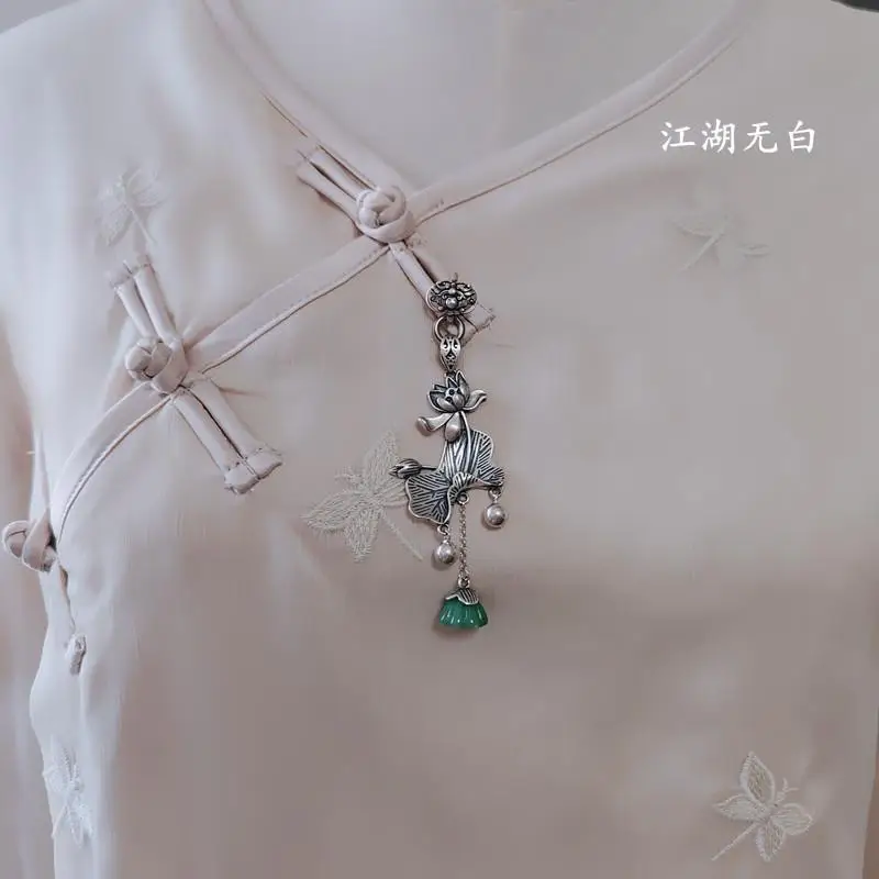 Xinruo Лотос классический китайский ветер давление планка Пряжка высокая имитация