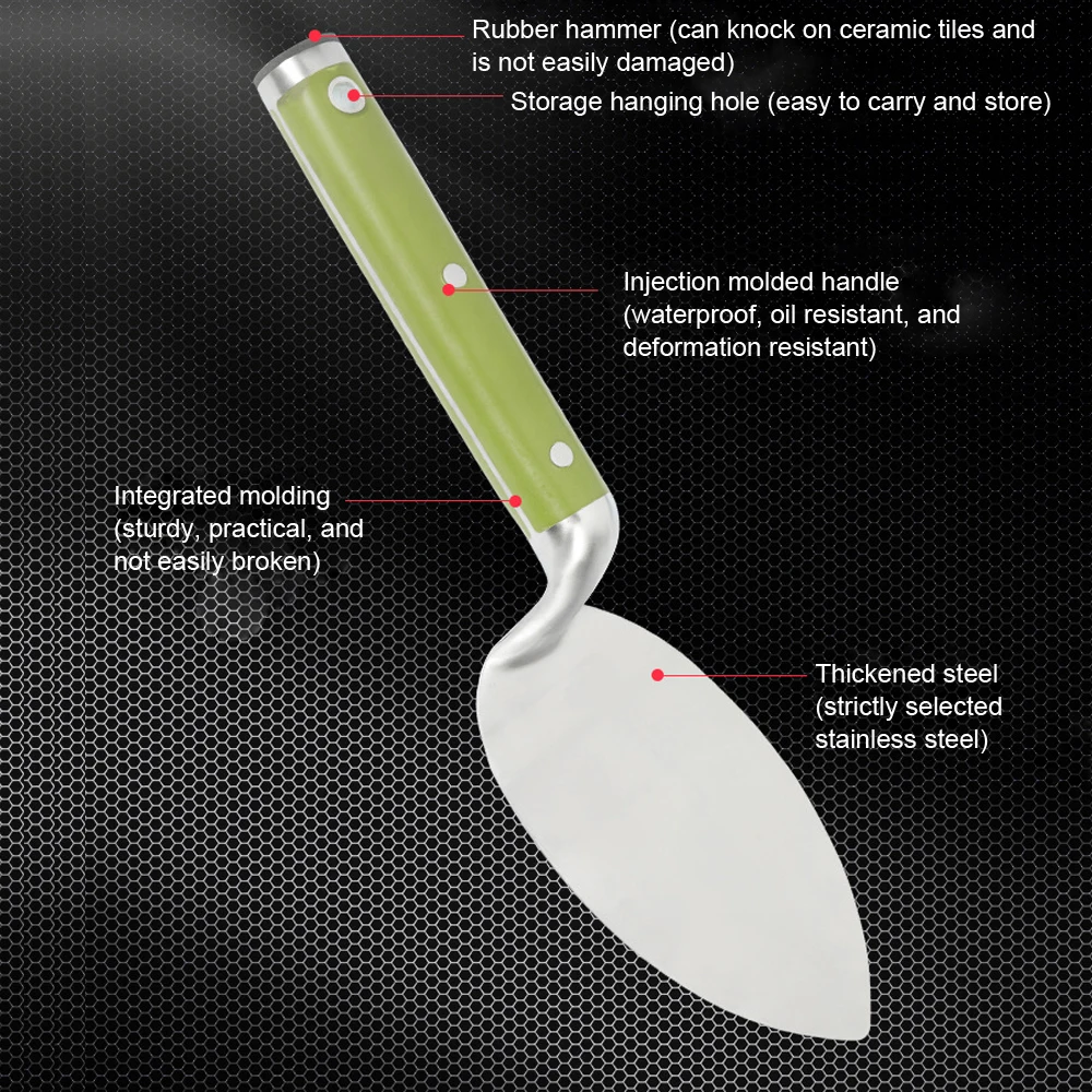 Мастерок из нержавеющей стали скребок для штукатурки профессиональный