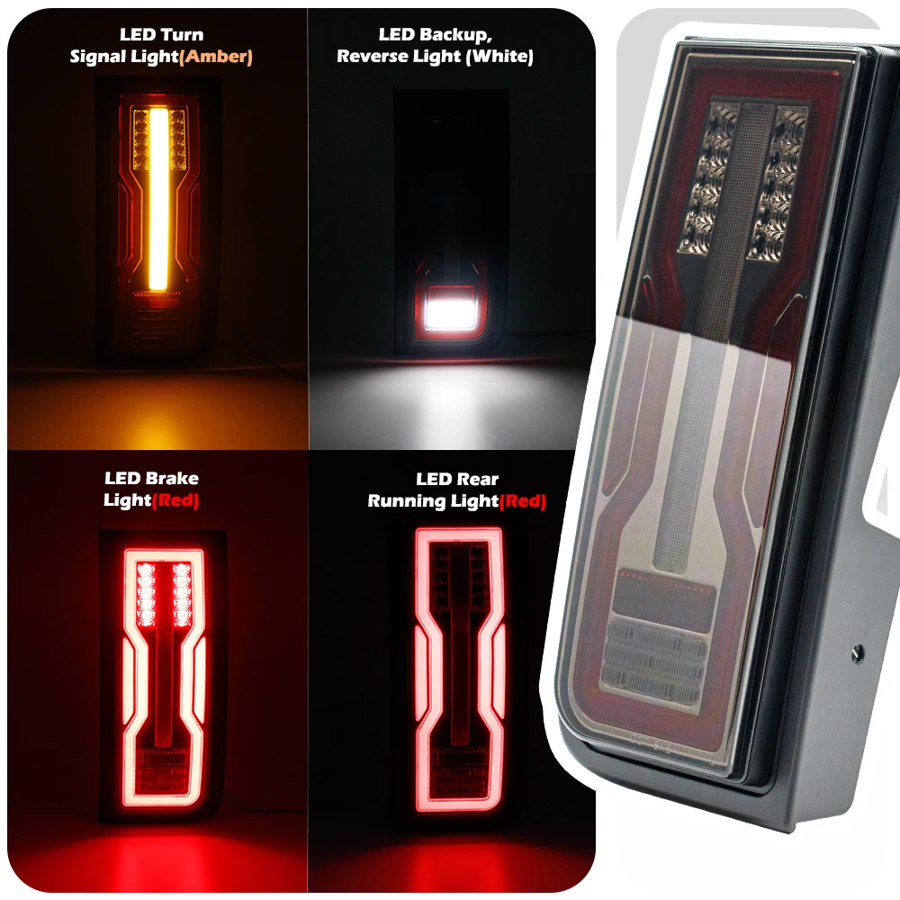 

Для Hummer H2 SUV 2003-2009 светодиодные задние фонари в сборе, комплекты автомобильного тормоза/сигнала поворота/заднего хода/стороннего света