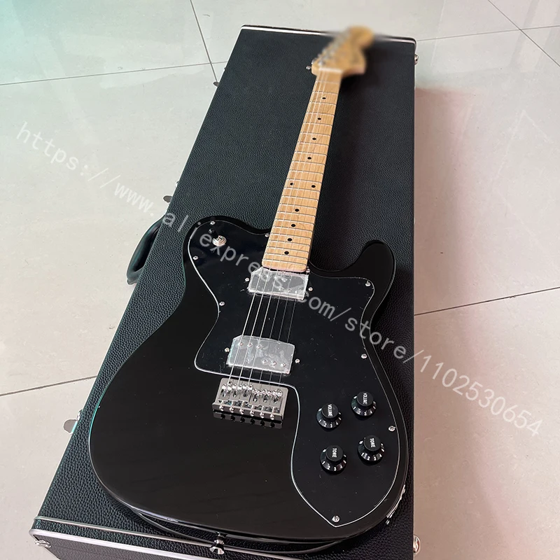 

Classic electric guitar, enclosed pickup system, professional solid wood construction, performance, free shipping and delivery.