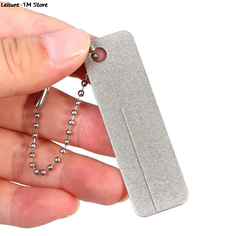

1PC Fishing Hook Sharpener Portable Diamond Knife Whetstone Fish Hook Sharpen Tool Outdoor Accessory