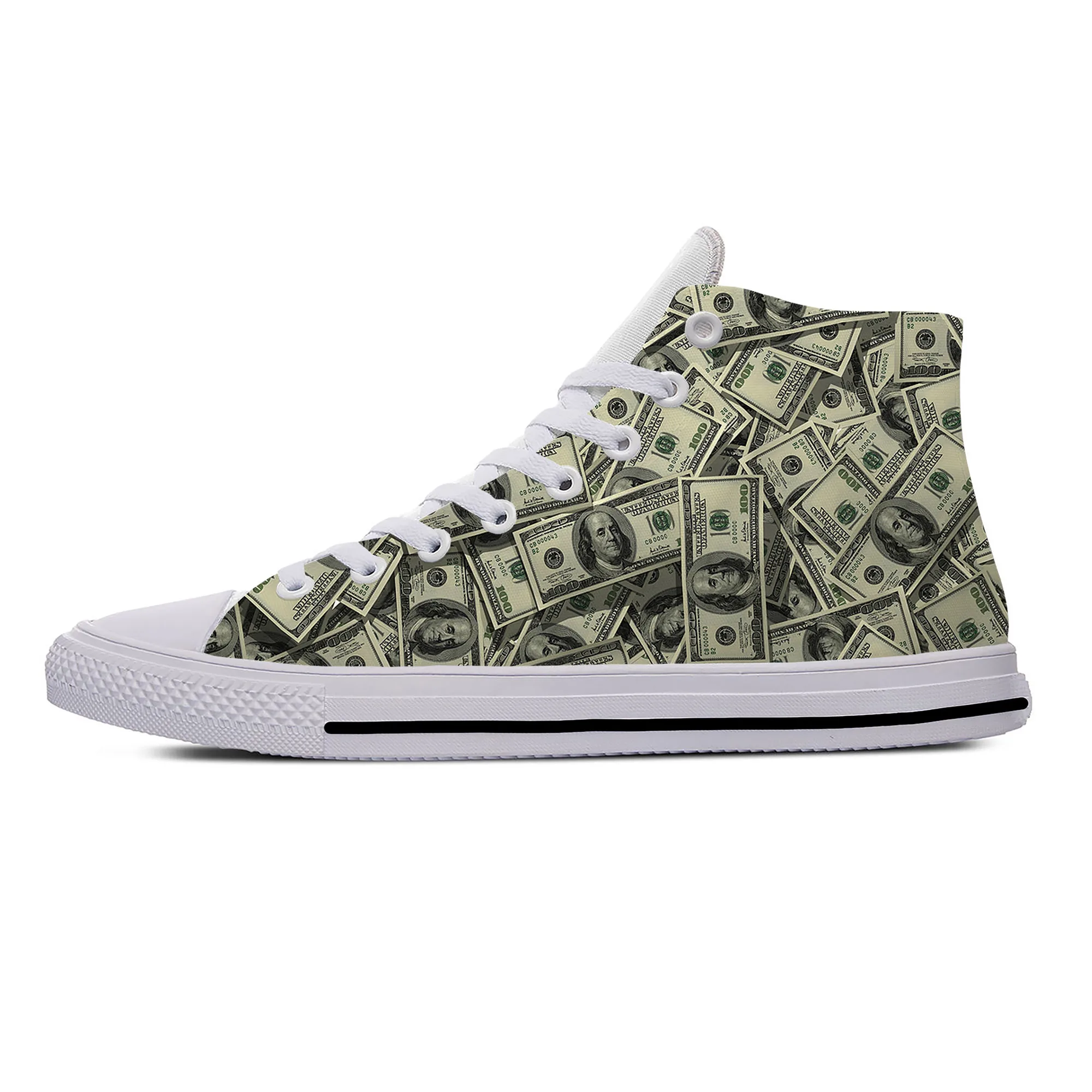 

Hot Summer Gothic Dollar Dollars Money Anime Latest Cartoon Shoes High Top Lightweight Men Women Sneakers Classic Board Shoes