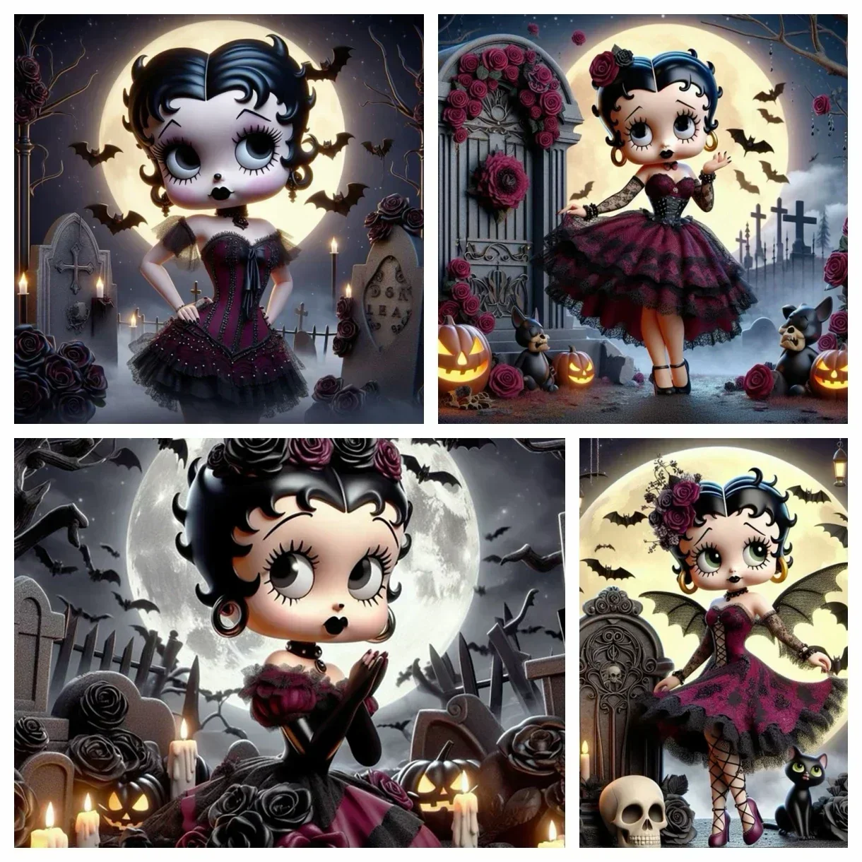 PYABPD 5D алмазная живопись Сумка на Molniy мультфильм ведьма набор для алмазных