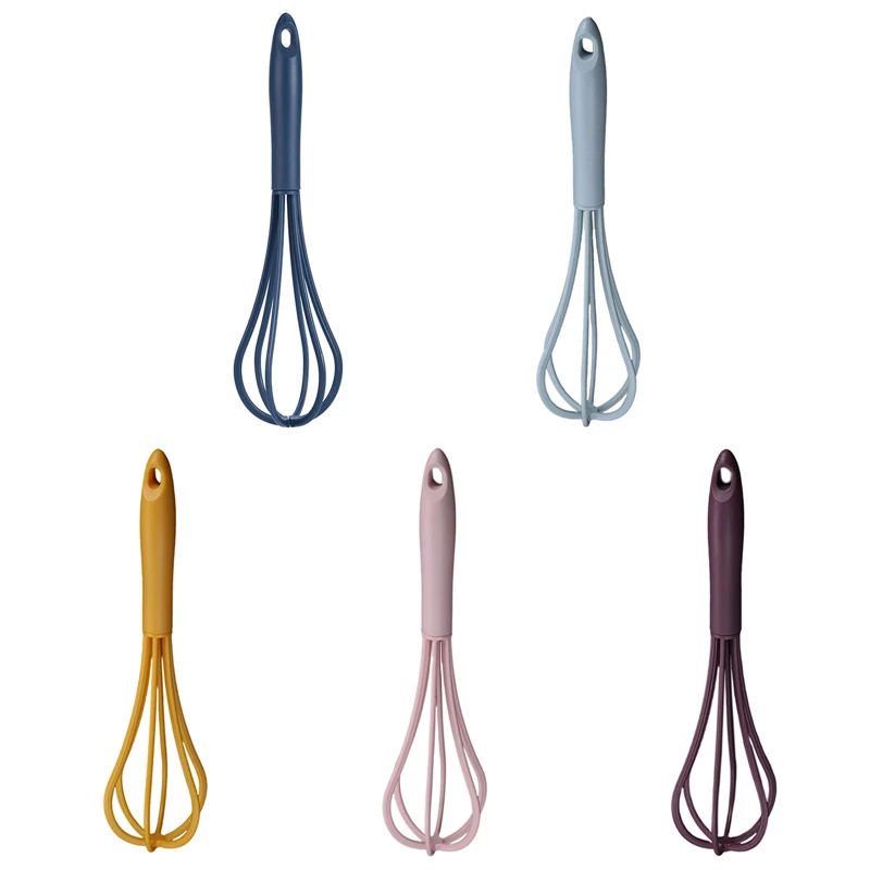 

1PC Kitchen Whisk Non-Slip Easy To Clean Egg Beater Manual Mixer Milk Frother Kitchen Utensil Bake Tool