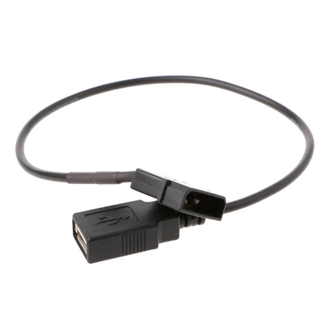 USB кабель питания Molex 5В черный 30см