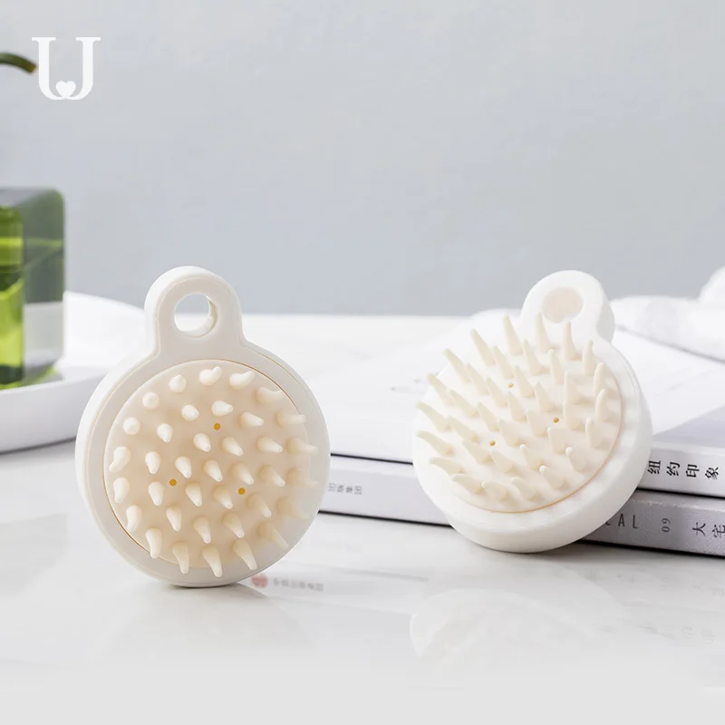 

Youpin Jordan&Judy Silicone Shampoo Brush Portable Adult Hair Washing Comb Shower Brush Bath SPA Massage Round Brush