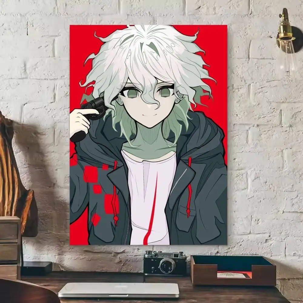 Фото Постер Nagito Komaeda Danganronpa, водонепроницаемая HD-наклейка на стену, самоклеящаяся, с принтом №5