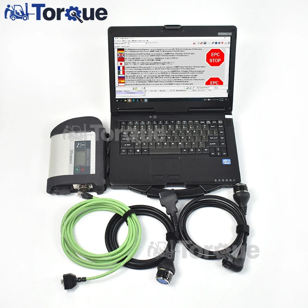 MB star c4 sd Подключение C4 Wifi PK мультиплексор xentry das для benz грузовик автомобиль