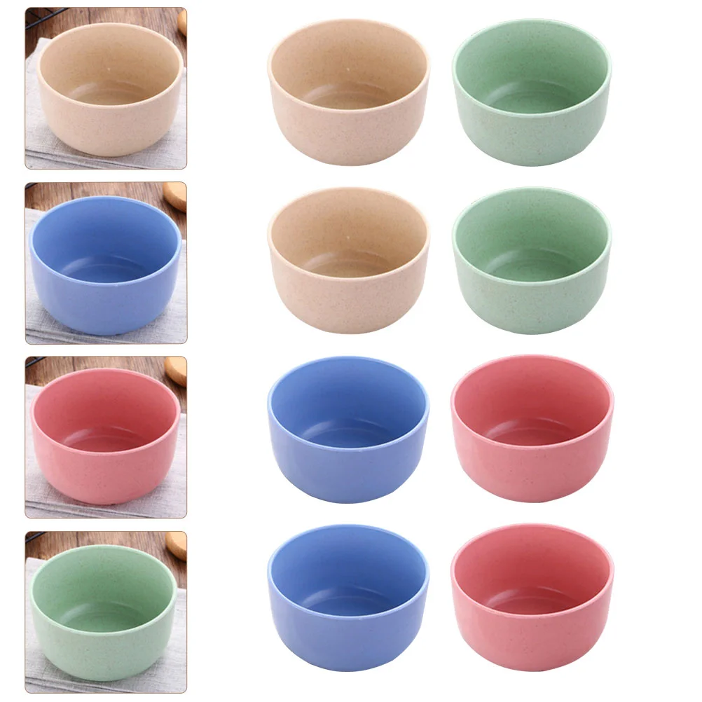 

8Pcs Convenient Kids Bowls Kitchen Toddler Bowls Household Cereal Bowls Toddler Accessory