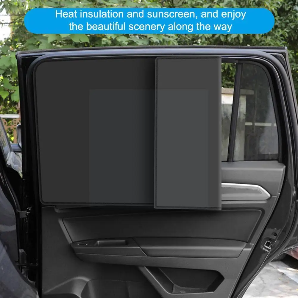 

Magnetic Car Sunshade Car Window Sunscreen And Heat Cover Insulation Window Film Side Sunshade Window Summer Clo I0m8