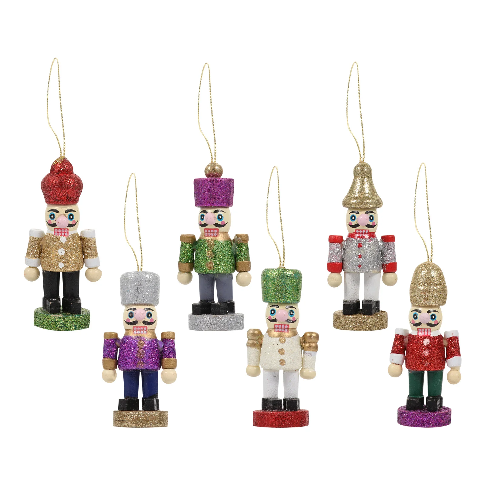 

Christmas Ornaments Nutcracker Tree Decoration Figures Wooden Soldier Xmas