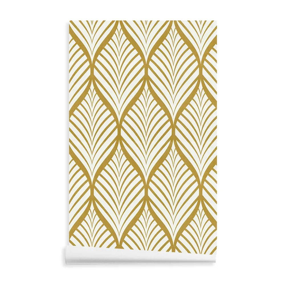 

Gold Wallpaper Peel and Stick Geometric Stripes Wall Sticker Removable Self Adhesive Vinyl Film Home Decoration Easy to Install