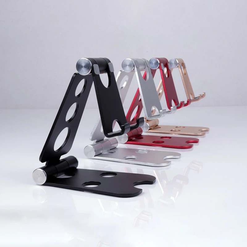 Aluminum Alloy Tablet Stand Holder Folding Portable Large Size Phone Lazy Bracket Universal Anti-skid Desktop Holder Stand