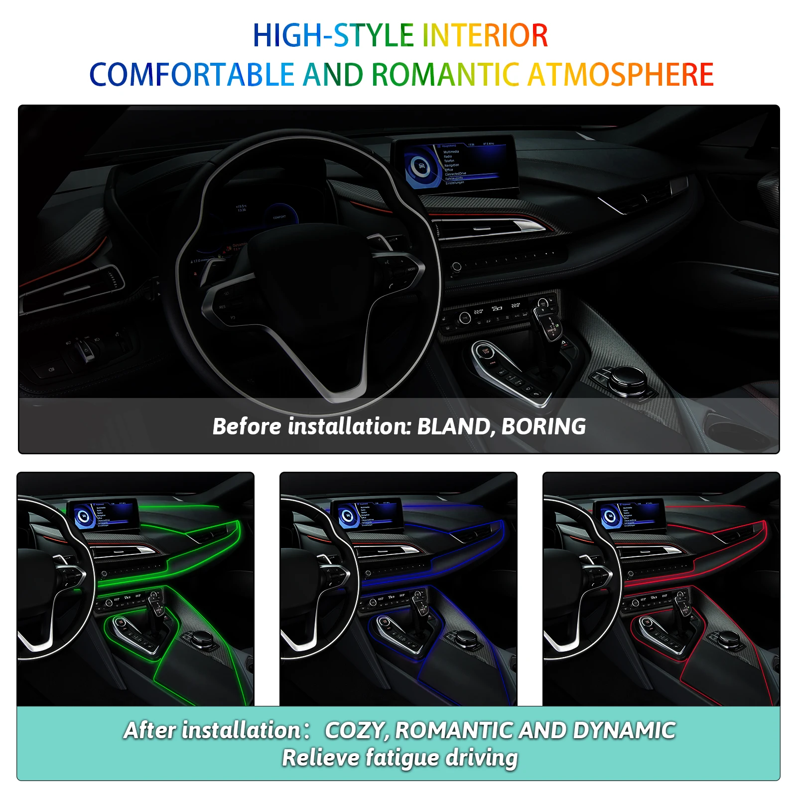 Для Honda Jazz Fit MK2 2 II Civic 7th 8th 9th 10th Gen Odyssey светодиодные салонные светильники для