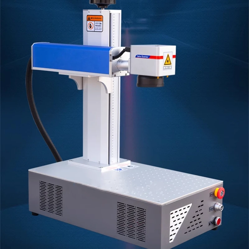 

Portable Desktop Metal Fiber Laser Marking Machine 20w 30w 50w Max Source BJJCZ EzCad Board Sino Galvo Head