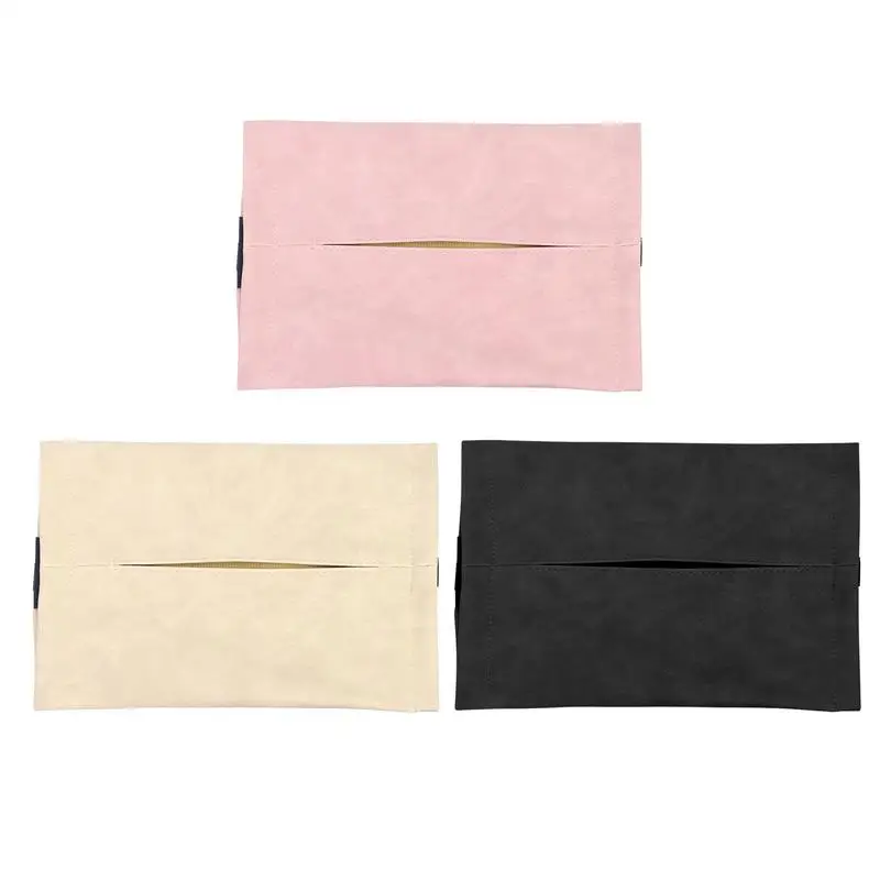 

Tissue Holder For Cars Car Tissue Box Eco-Friendly Easy Access Tissue Box Holder For Cars Vehicle Black Khaki Pink