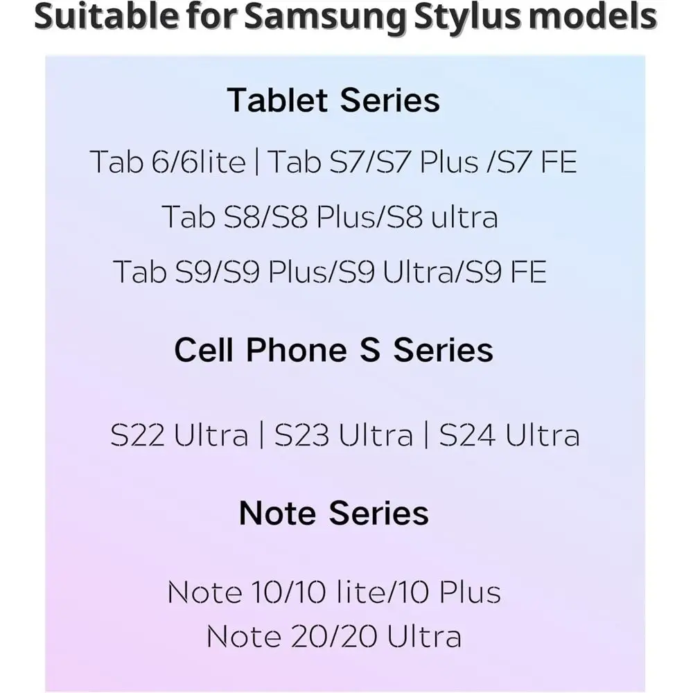 С пинцетом перьевые тихие мягкие наконечники для стилуса сменные Samsung Galaxy Tab S22 S23