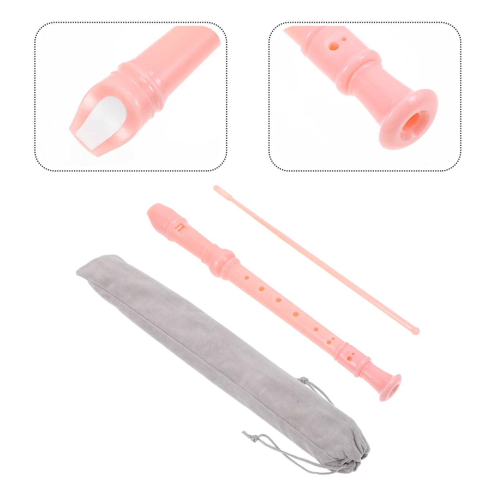 

Kids Wooden Toys Clarinet Treble Flute Children Durable Recorder Instrument Student