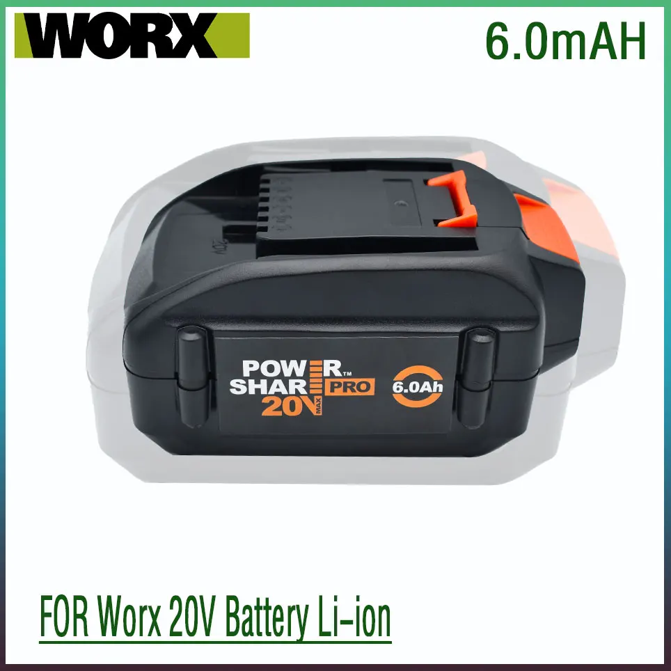 Фото Оригинальный новый оригинальный WORX WA3578 - PowerShare 20 в Ач/5.0ач/4.0ач литий-ионный аккумулятор большой емкости №1
