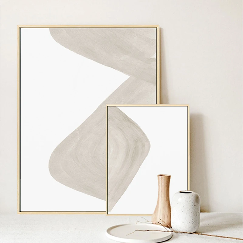 Индивидуальный плакат, Современная Абстрактная живопись, линейная Эстетическая Картина на холсте, абстрактная роспись, декоративная картина для гостиной