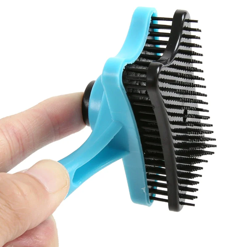 

For Puppy Cat Faded Comb Hair Brush Plastic Pet Dog Grooming Supplies for Small 4 Colors Dogs Cats Brushes Products for Pets