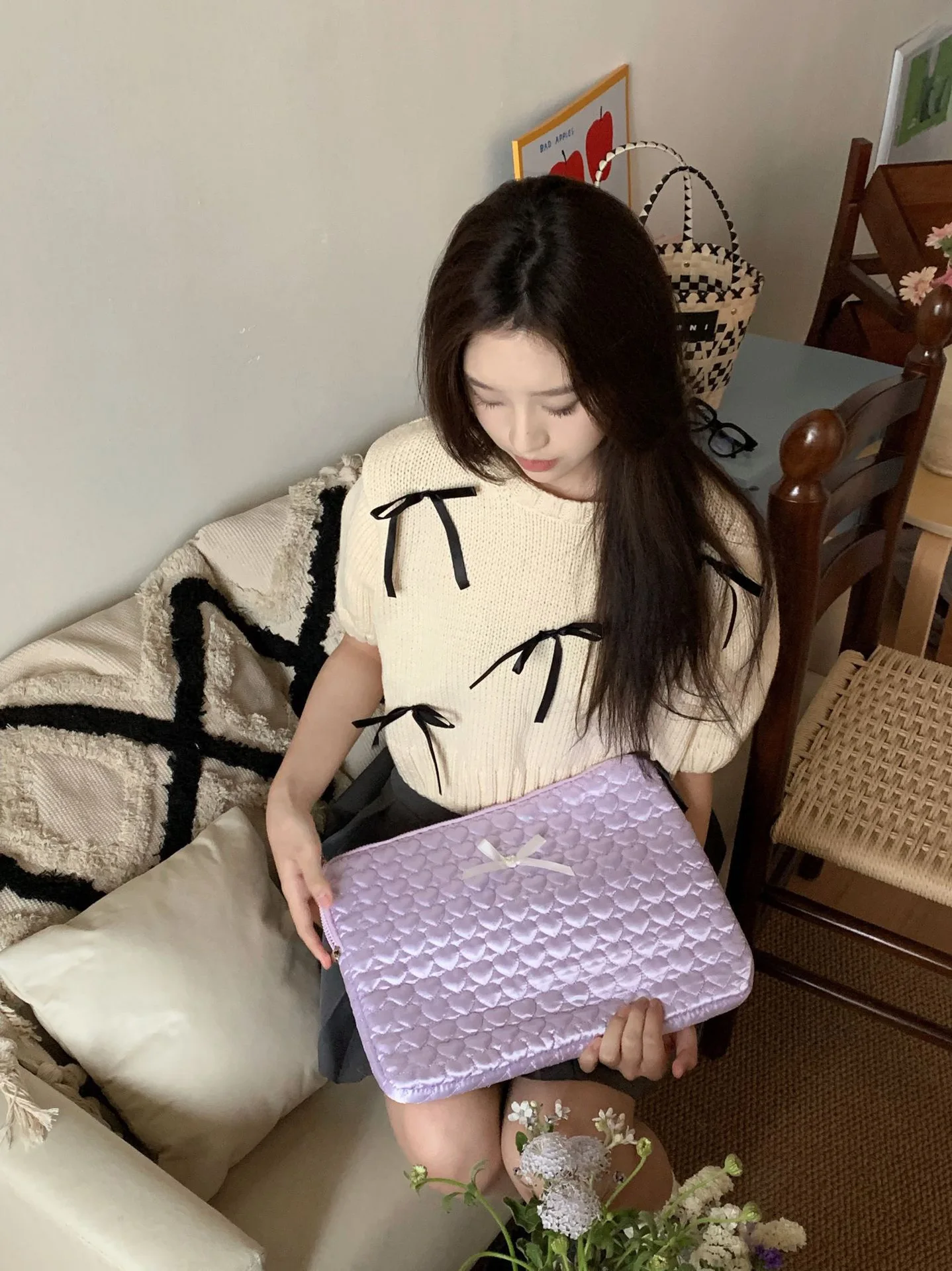 Симпатичная сумка для компьютера чехол планшета 15 6 3 14 9 7 дюймов Macbook Air15 Pro16 Ipad-11 HP