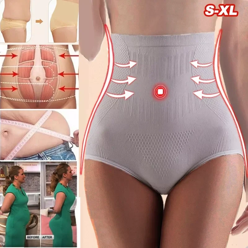 

Women High Waist Sexy Panties Body Shaper Slimming Cotton Butt Lifter Shapewear Briefs Solid Underwear Tummy Control Panties