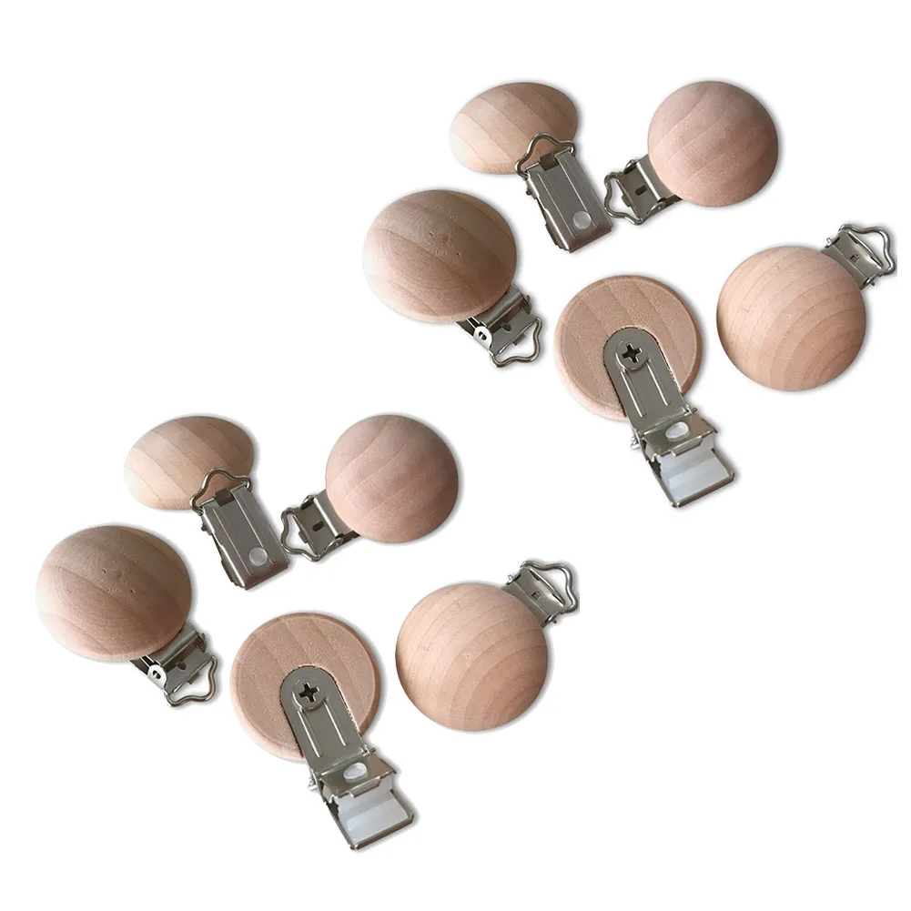 

DIY Wooden Clamp Environmental Safety Infant Clip Non-toxic Baby Accessories Teether Pacifier Buckle Nipple