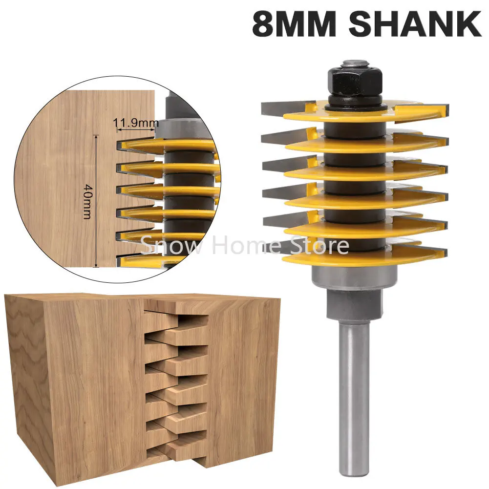 

8 Handle Step Finger Connecting Knife Splicing Knife Splicing Knife For Woodworking Milling Knife Finger Connecting Knife 8 Hand