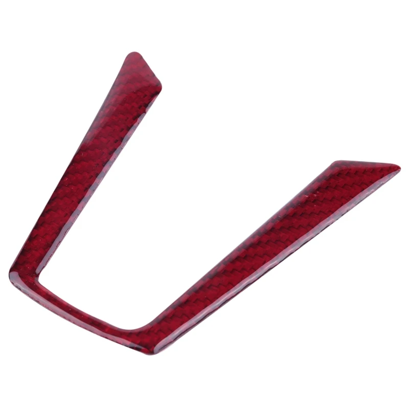 Для Mazda MX-5 Miata Roadster 2016 + MX5 ND крышка кнопки на руль красная наклейка из углеродного