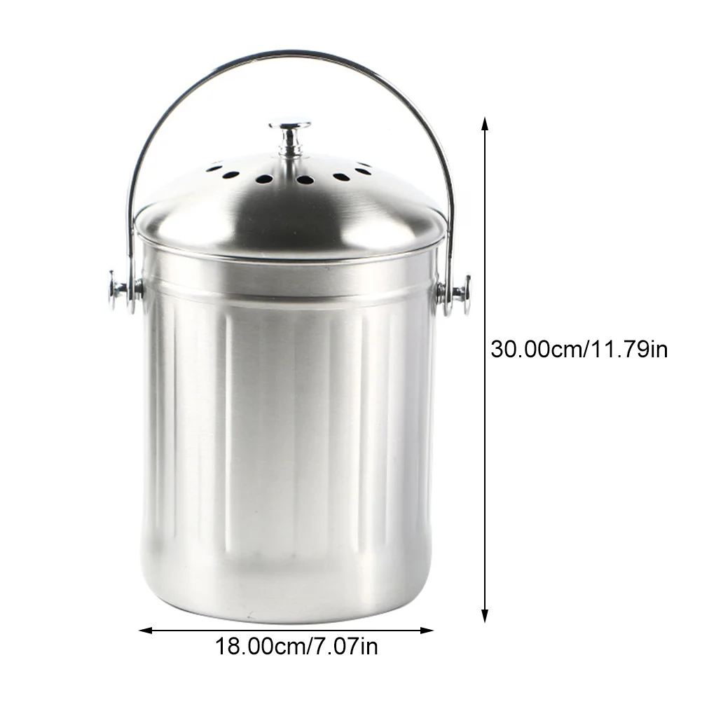 Компостная корзина для мусора из нержавеющей стали