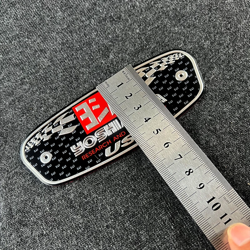 Аксессуары для мотоциклов наклейка на выхлопную трубу из алюминиевого сплава