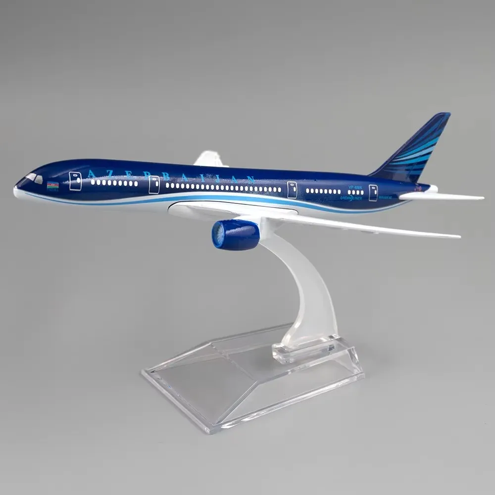 16 см B787 Azerbaijan Airlines Airbus масштаб 1:400 Boeing 787 литая под давлением металлическая модель