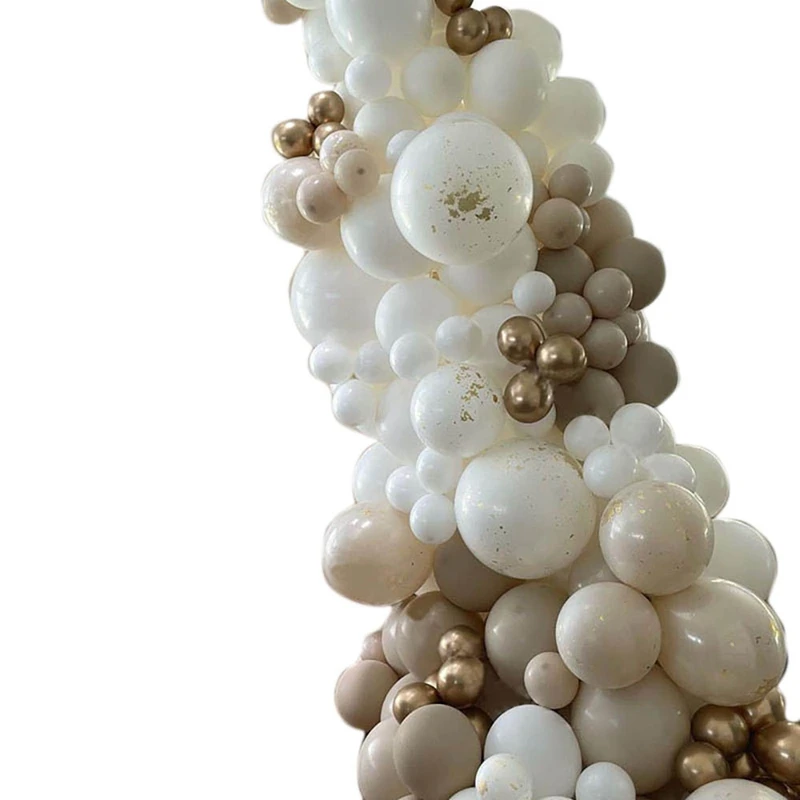 

Pink&White Balloons Arch Kit, 157Pcs Pastel Ivory White Cream Peach White Balloons For Kids Adult Birthday, Boho Wedding