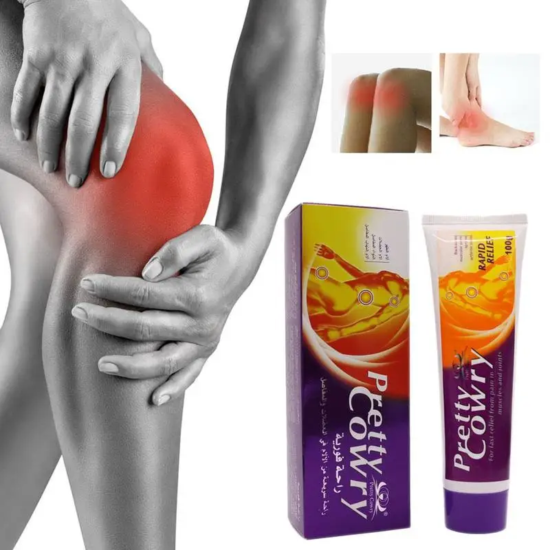 

Pretty Cowry Massage Cream Relief Pain In Muscles Joints essential oil pain ointment 100g