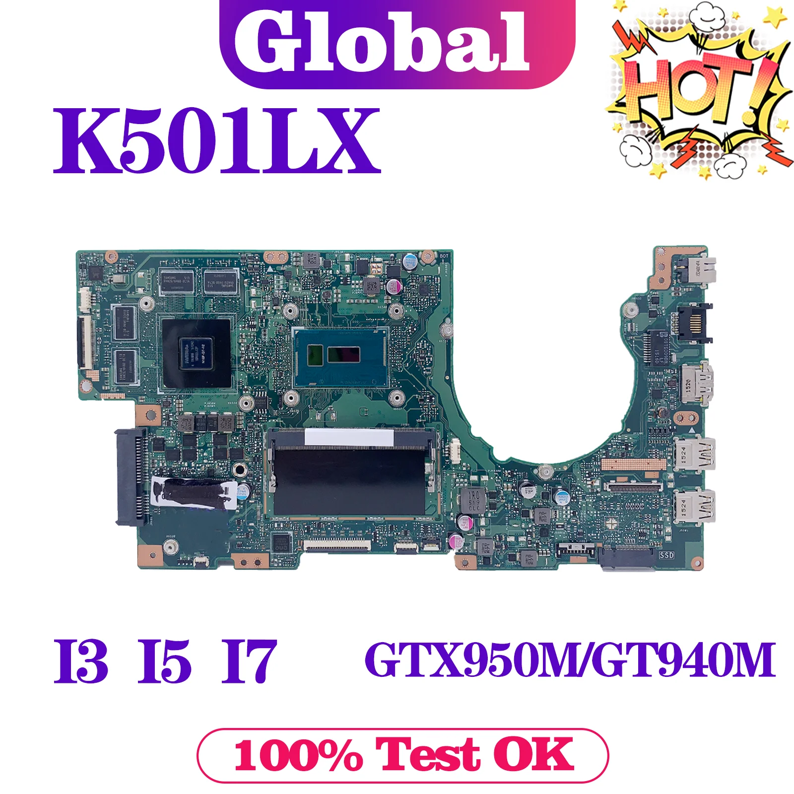   KEFU K501LX   ASUS A501L V505L K501L K501LB K501   I3 I5 I7 5-  4GB-RAM GTX950M/GT940M