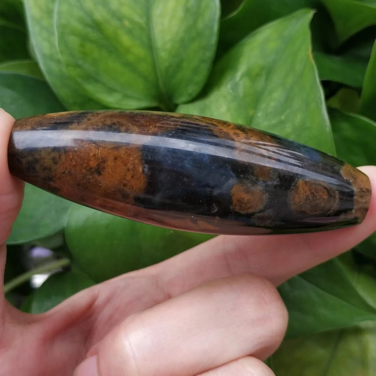 1pcs/lot natural Mengtianzhu nine-eye shale eye stone Wonderful pattern unique strong energy accessories gem jewelry folk-custom