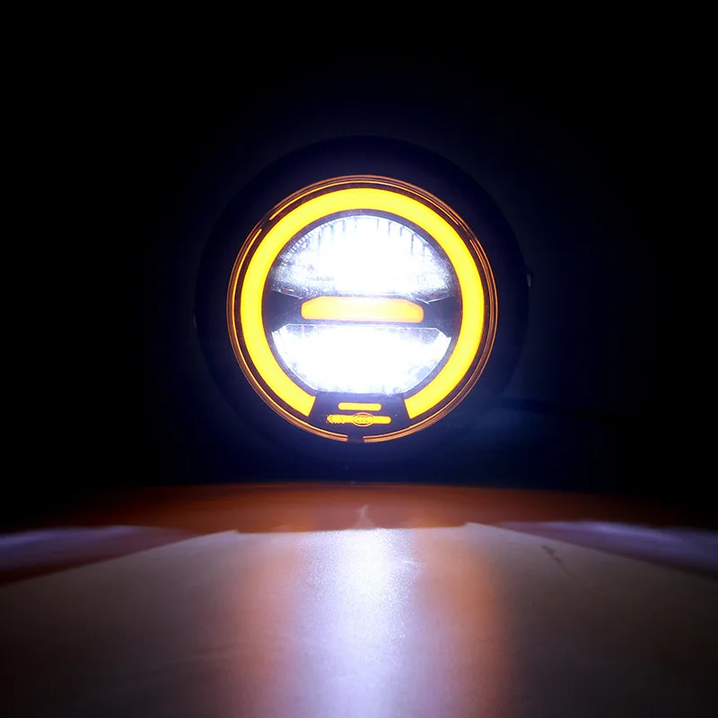 

Универсальная светодиодная передняя фара для мотоцикла, 6,5 дюйма, 6,5 дюйма