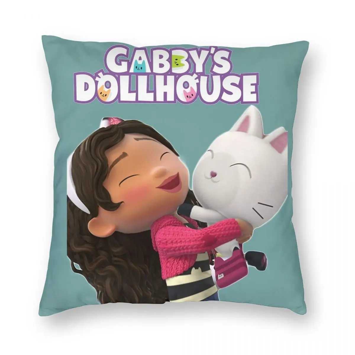 

Подушка для кукольного домика Gabbys, наволочка с рисунком кошек, детская декоративная подушка для дома, 18 дюймов