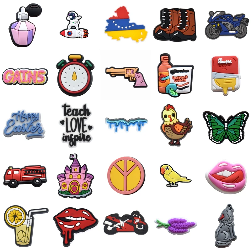 

Wholesale Bulk Shoe Charms Boy Para Pins Packs Girl Shoes Accessories Men Decorations for Croc Gifts Set Jeans Kids Women Charm