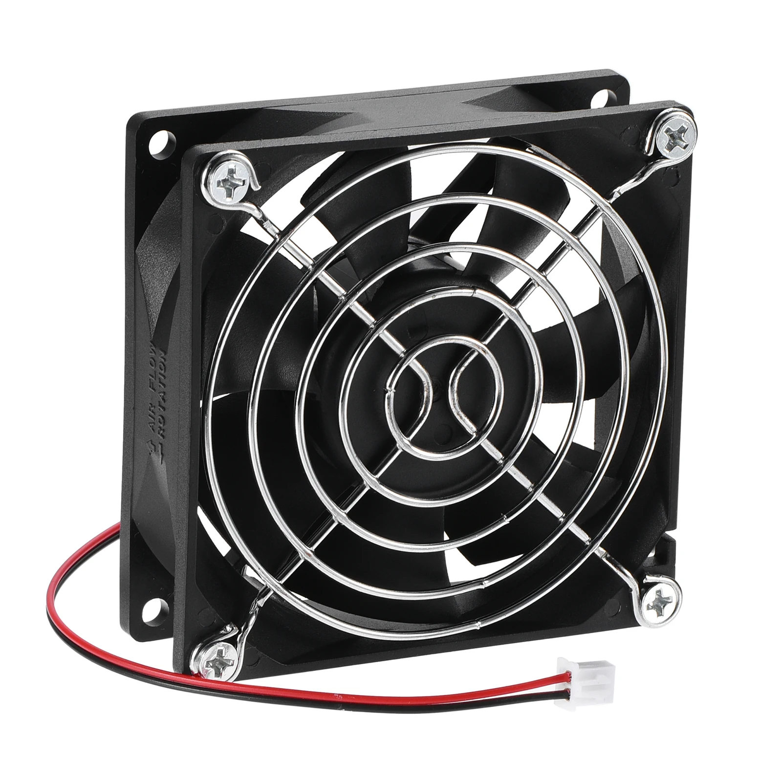 

Uxcell DC Brushless Cooling Fan DC24V 0.15A 80x25mm Ball Bearing with Fan Grill for Computer, Audio Video Equipment
