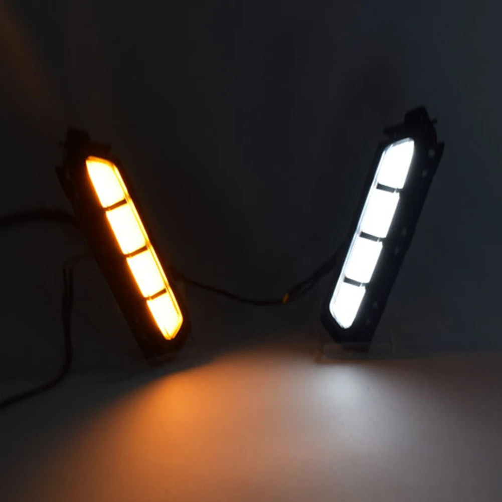 2 шт. для Hyundai Elantra 2019 2020 автомобильные белые светодиодные дневные ходовые огни DRL