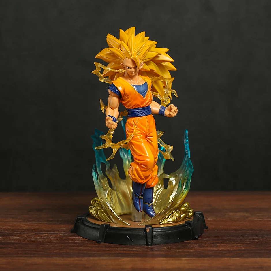 

Son Goku Super Saiyan 3 Dragon Ball Z Model Figure Home Decoration Collection Toy