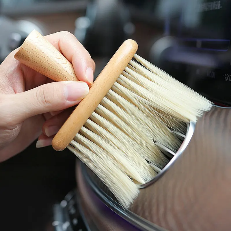 

Solid Wood Car Air Outlet Dust Brush Soft Bristle Brush Car Gap Cleaning Supplies Car Cleaning Tools Car Detailing Cleaner