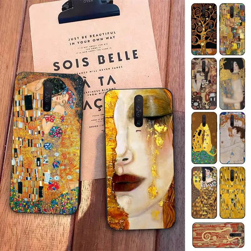 

Kiss by Gustav Klimt Phone Case for Redmi 5 6 7 8 9 A 5plus K20 4X S2 GO 6 K30 pro
